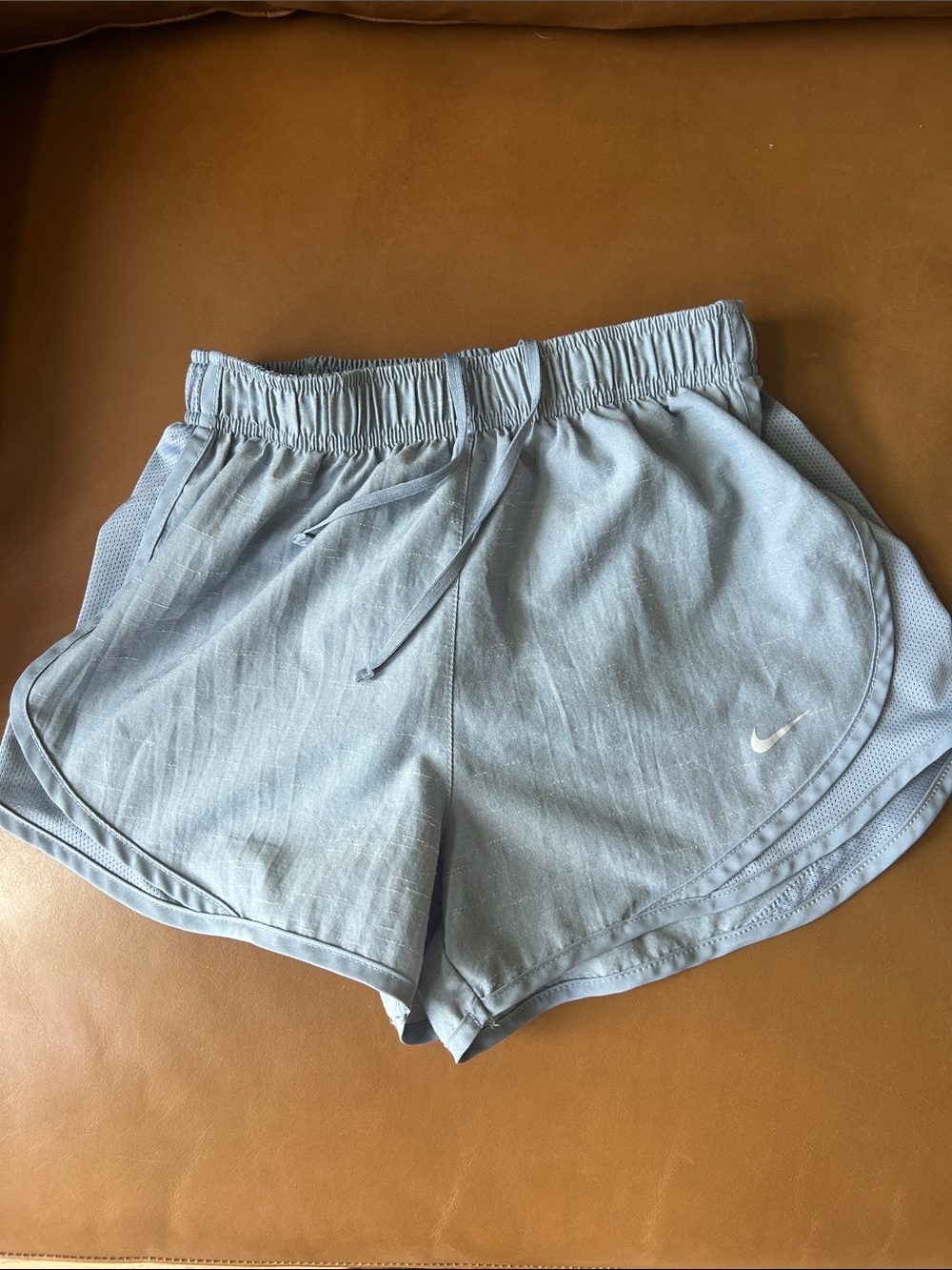 Nike Tempo 3” Slate Grey Blue Small
Never Worn